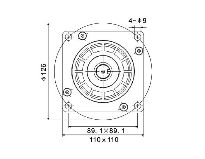 110BYG250A、110BYG250B、110BYG250C、110BYG250D 2-phase Motor