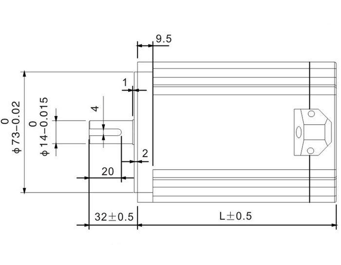 86BYG250A、86BYG250B、86BYG250C、86BYG250D 2-phase Motor