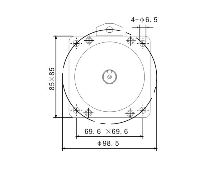 86BYG250A、86BYG250B、86BYG250C、86BYG250D 2-phase Motor